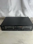 Yamaha Natural Sound Stereo Double Cassette Deck KX-W302U Powers On. Untested. Fixed Price $99.99.