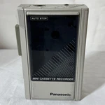 Vtg 80 Panasonic Mini Cassette Recorder Model RQ-340 New Batteries Tested. Fixed Price $28.98.