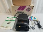Vintage Hitachi Cassette Tape Recorder TRQ-291 W Original Box, Mic, & Cover. Fixed Price $52.46.