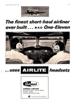 AABK05 Magazine Advert 11X8" Airmed Limited Harlow - Airlite Headsets. Fixed Price $12.10.