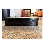 Kenwood KX-78CW Stereo Double Cassette Deck Black Auto Reverse. Fixed Price $50.00.