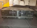 Fisher CR-W9655 Black Dual Tape Deck Cassette Player Recorder Dubbing Works. Fixed Price $49.95.