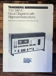 Tandberg TCD-340A Cassette Circuit Diagrams & Alignment Manual *original*. Fixed Price $39.97.