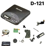 Sony Discman D-121 Portable Cd Player Mega Bass Spare Genuine Parts. Fixed Price $14.00.