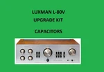 Stereo Amplifier Luxman L-80V Repair Kit All Capacitors. Fixed Price $55.00.