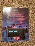 Original Mcintosh 2002 Power Amplifier Dealer Spec Sheet Audio Hifi. Fixed Price $10.00.