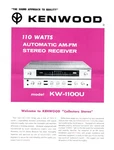 1970S Kenwood TW-1100U Receiver Amp Dealer Sales Flyer Ad Rare. Fixed Price $18.82.