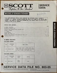 Scott DD656A DD688A Dual Cassette Player Original Service Repair Manual. Fixed Price $19.94.