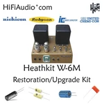 Heathkit W-6M Tube Amplifier Restoration Service Recap Capacitor Fix Rebuild. Fixed Price $125.00.