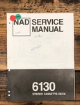 Nad Model 6130 Cassette Service Manual *original*. Fixed Price $24.97.