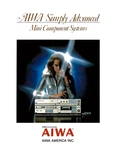 Aiwa - Mini Component System Brochure Catalogue 1981. Fixed Price $11.62.