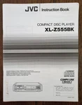 Jvc Cd Player XL-Z555BK Owner's Manual User Instruction Book. Fixed Price $10.00.