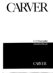 Carver C-11 Amplifier Owners Manual. Fixed Price $22.24.