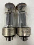 (2) Baldwin & Wurlitzer 7027 Metal Base Power Tubes Dual Getters!. Fixed Price $135.00.