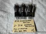 3 Rca & Philco 171A Amplifier Vacuum Tubes Cunningham TV-7 Tested Vintage. Fixed Price $61.20.
