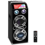 Pyle 500W Bluetooth 2-WAY Pa Speaker System W/portability & Sd Card PSUFM1035A. Fixed Price $126.00.