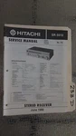 Hitachi SR-5010 Service Manual Original Repair Book Stereo Receiver Tuner Radio. Fixed Price $19.98.