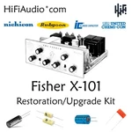 Fisher X-101 Amplifier Restoration Repair Service Rebuild Kit Filter Capacitor. Fixed Price $165.00.