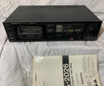 Onkyo TA-2026 Vintage Stereo Cassette Tape Deck Black Dolby B/c *needs Repair*. Fixed Price $52.41.