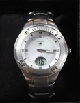 Vintage Fossil Blue Big Tic AM-3407 340105 Stainless Water Resist 100 Meters. Fixed Price $65.00.
