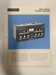 Original Vtg Altec Model 1608A Mixer/power Amplifier Specification Sheet (A3). Fixed Price $15.95.