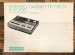 Kenwood KX-700 Cassette Owners / User Manual *original*. Fixed Price $19.97.