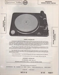 1956 Miraphon Record Changer XM110A Service Manual Photofact Schematic. Fixed Price $8.99.