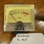 Hitachi D-410 Cassette Player Vu Meter Very Good Condition. Fixed Price $24.95.