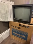 Panasonic TR-930B Crt-v Black And White Video Monitor. Fixed Price $119.00.