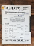 Scott DD140 DD245 DD348 DD656 DD686 Cassette Service Manual *original*. Fixed Price $19.97.