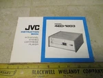 Vtg Jvc $ED-1203 4 Channel Stereo Cartridge Player Instruction Operating Manual. Fixed Price $19.95.