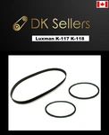 Replacement Belts For Luxman K-117 K-118 Cassette Tape Deck. Fixed Price $10.97.