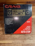 Deadstock Vintage Craig AG101C Car Stereo Am/fm Cassette Player 1980. Fixed Price $170.00.