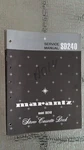 Marantz Service Manual SD240 Cassette Tape Deck Palyer Original Repair Book. Fixed Price $19.98.