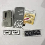 Ge 3-5383A Avr Micro Cassette Player Recorder W External Mic, 4 Tapes. Untested. Fixed Price $26.99.