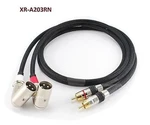 3FT Cablesonline Pro-series 2-XLR Right-angle Male To 2-RCA Audio. Fixed Price $40.55.