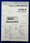 Original Aiwa SD-L80H,G Cassette Deck Service Manual. Fixed Price $14.95.