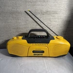 Vtg Sony Sports Boombox CFS-903 Yellow Water Resistant Am/fm Works No Power Cord. Fixed Price $68.00.