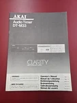 Akai Audio Timer DT-M33 Operator's Manual Original. Fixed Price $24.95.