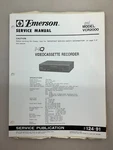 Emerson VCR2000 Original Service Manual Free Shipping. Fixed Price $14.00.