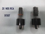 2X 5Y3 Gt Rca Usa Full Wave Rectifier Tube Nos Pack Lot Pair. Fixed Price $24.95.