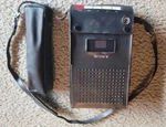 Vintage 1968 Sony TC-100A Portable Cassette Tape Recorder + Dynamic Microphone. Fixed Price $39.99.