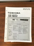 Toshiba SB-M22 Amplifier Service Manual *original*. Fixed Price $18.97.
