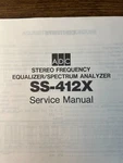 Original Adc SS-415X Eq Service Manual. Fixed Price $45.00.
