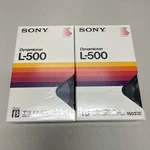 Sony Dynamicron L-500 Blank Beta Video Cassette New Old Stock Lot Of 2. Fixed Price $12.00.