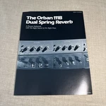 Orban 111B Dual Spring Reverb Sales Brochure Flyer. Fixed Price $15.00.