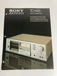 Sony TC-K55 Stereo Cassette Deck Original 1979 Brochure Excellent Condition. Fixed Price $20.00.
