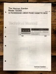 Harman Kardon TD392 TD-392 Cassette Service Manual *original*. Fixed Price $24.97.