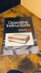 Vintage Panasonic Omnivision Vhs PV-1770 Operating Instructions Manual Vcr. Fixed Price $28.95.