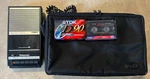 Panasonic Recorder Ac/ Battery Slim Line With Dual Sided Cassette Storage Bag. Fixed Price $16.88.